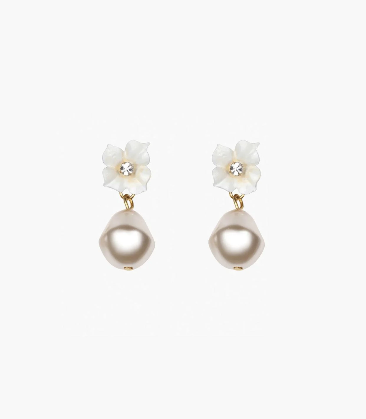 【Jennifer behr】Janna Earrings ジャンナピアス クリスタル 花 Jennifer behr】Janna Earrings ジャンナピアス クリスタル 花